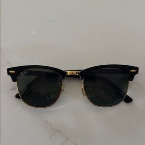 Ray-Ban Black Clubmaster Sunclasses